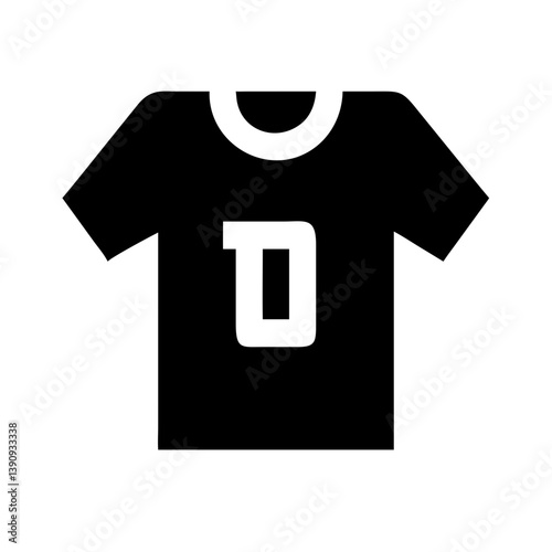 Football Jersey Icon Vector Design