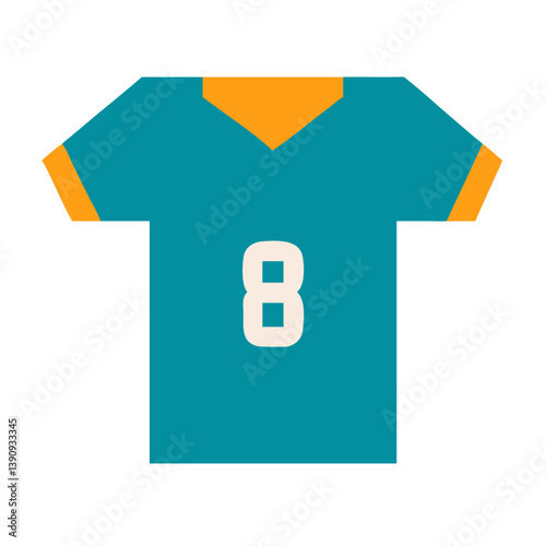 Football Jersey Icon Vector Design