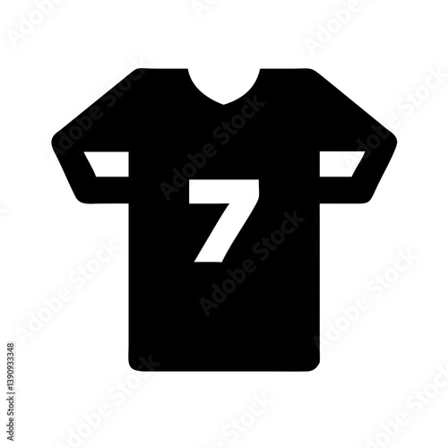 Football Jersey Icon Vector Design