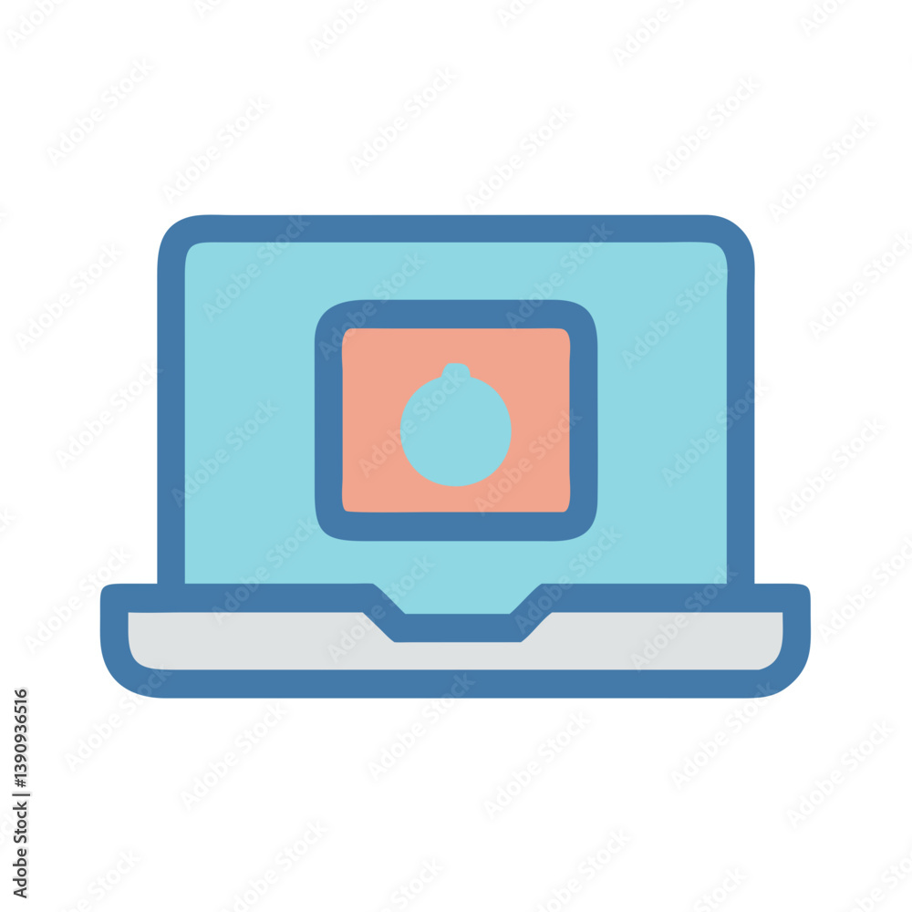 Laptop Icon Vector – Digital Technology and Computing Symbol Design Laptop Icon Vector – Digital Technology and Computing Symbol Design