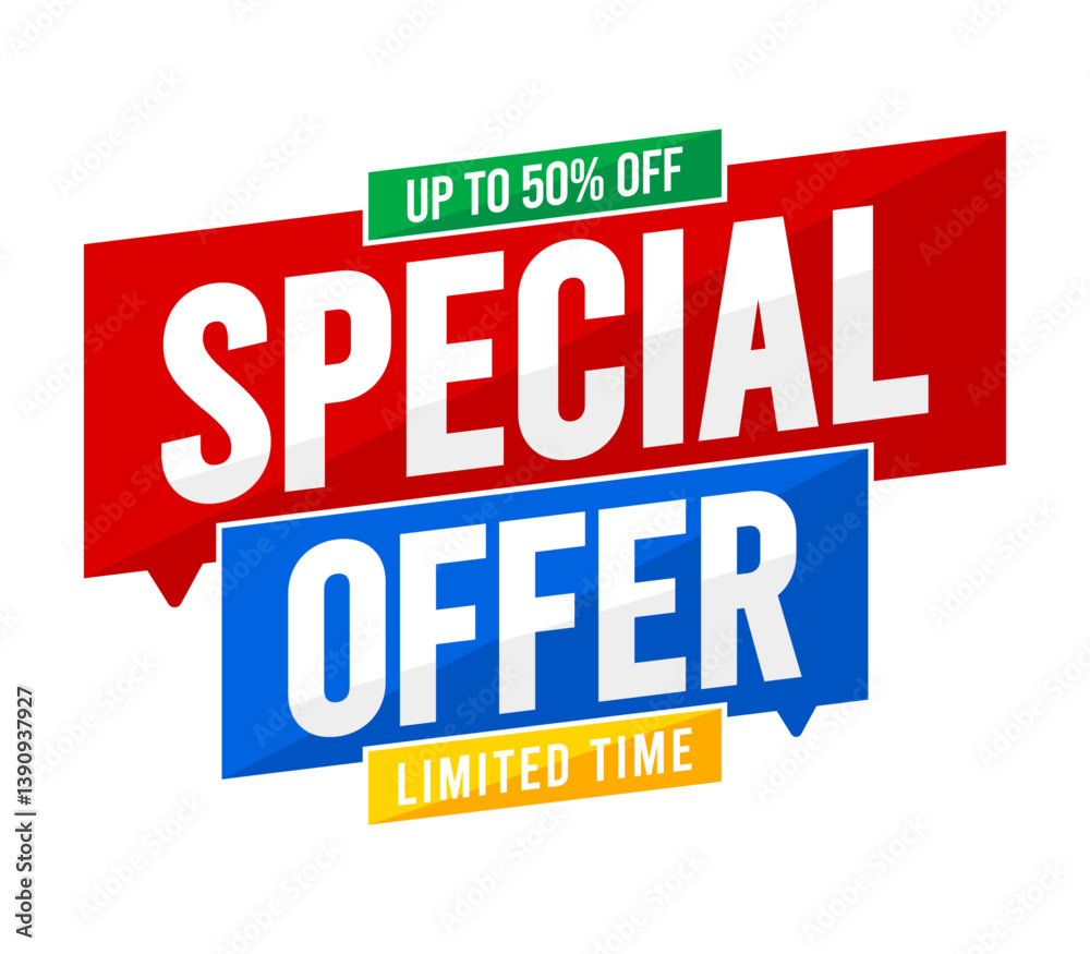 Banner design. Special offer Banner design. Special offer