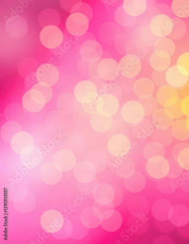 Abstract dreamy pink and yellow Gaussian blur background, graphic, color, feminine