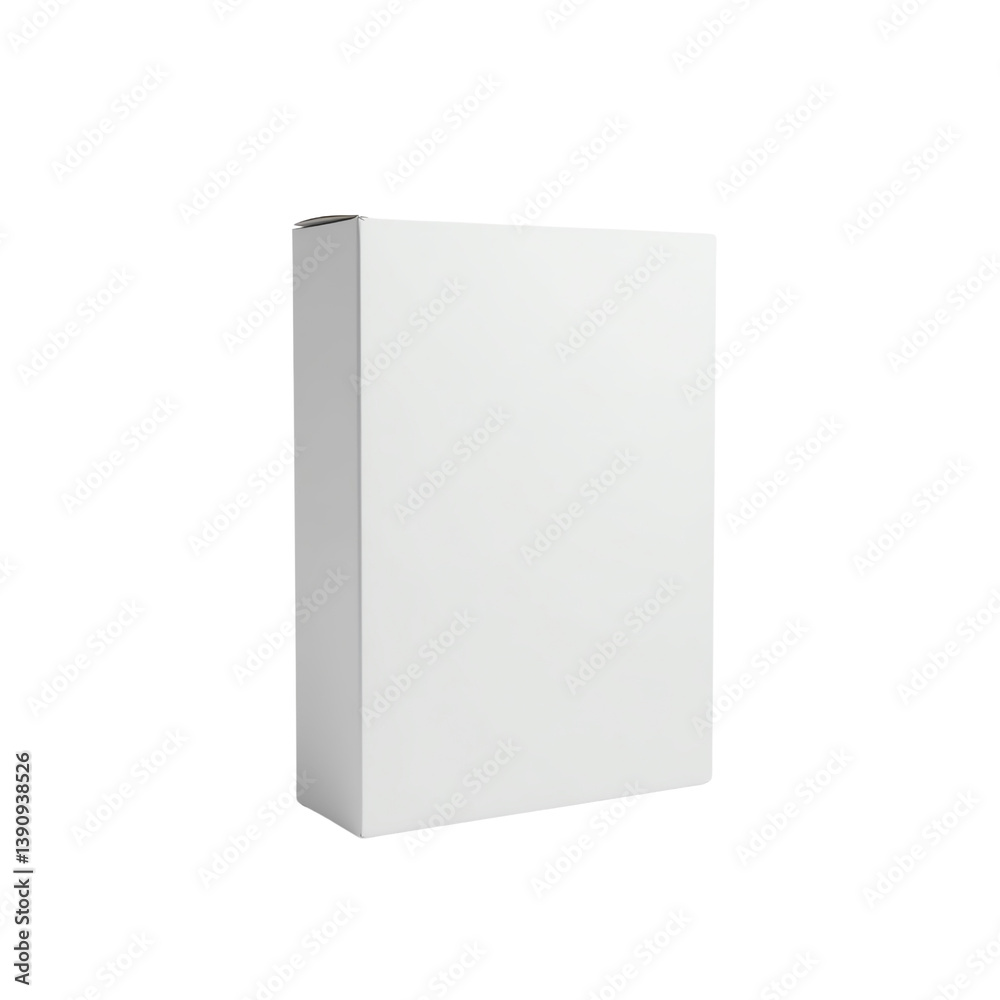 Blank packaging template, white isolated background Blank packaging template, white isolated background