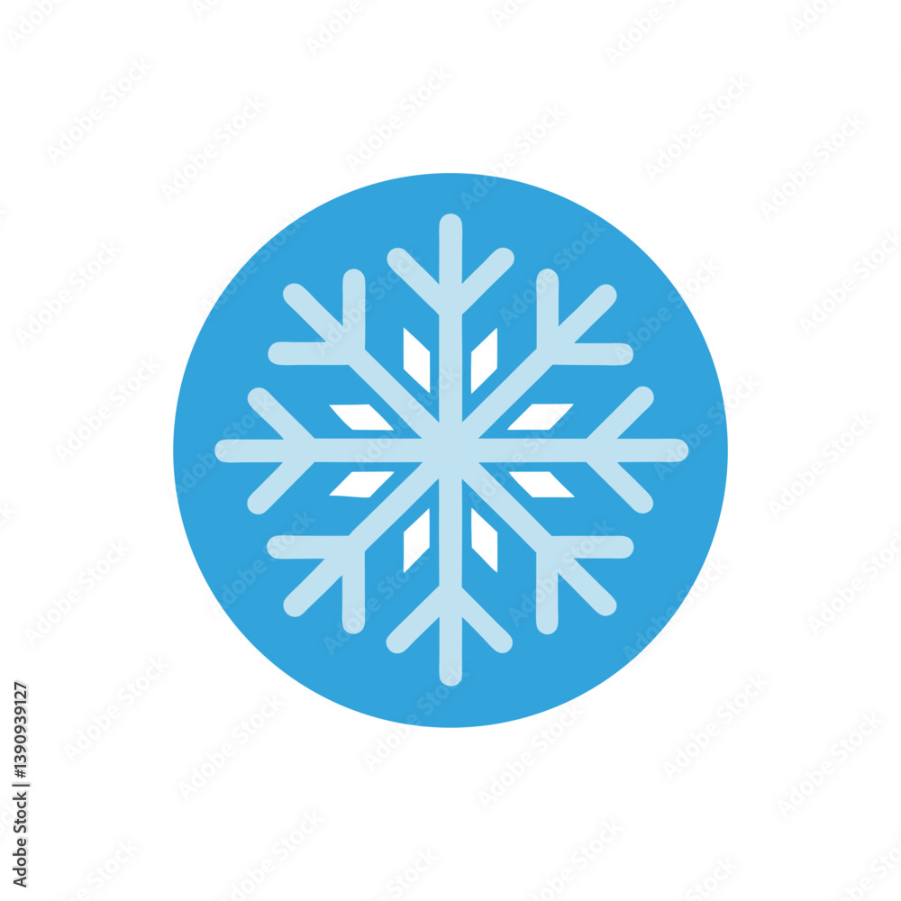 snowflake on white background snowflake on white background