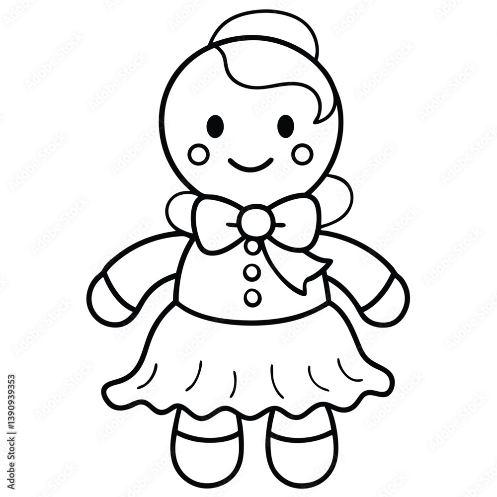 Christmas baby angel doll with wings holds a heart, a beautiful holiday decoration coloring page Christmas baby angel doll with wings holds a heart, a beautiful holiday decoration coloring page
