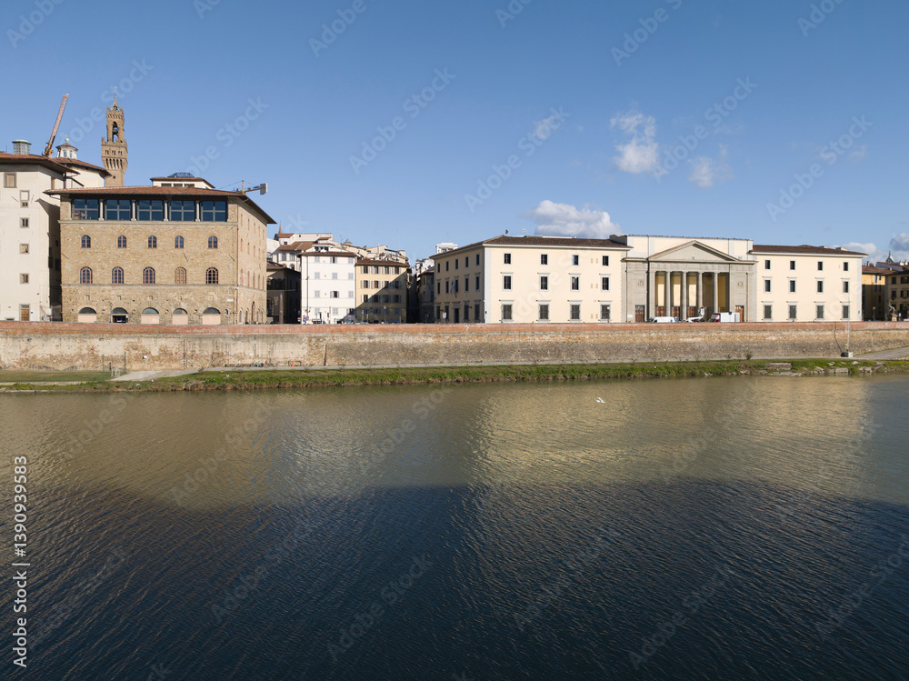 Fototapeta premium Panorama of The Old Town of city of Florence, Italy