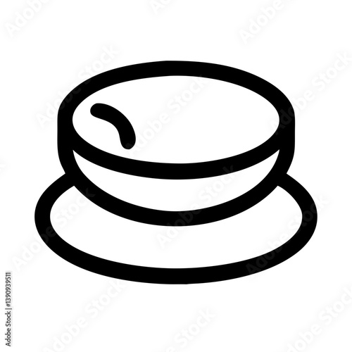 Pancakes Icon Vector