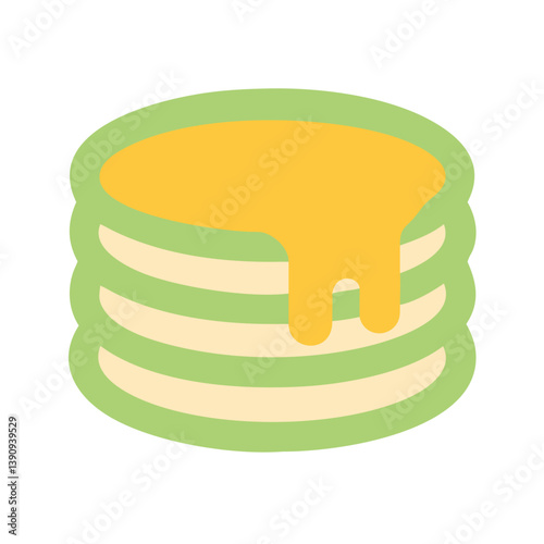 Pancakes Icon Vector