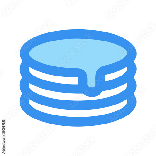 Pancakes Icon Vector