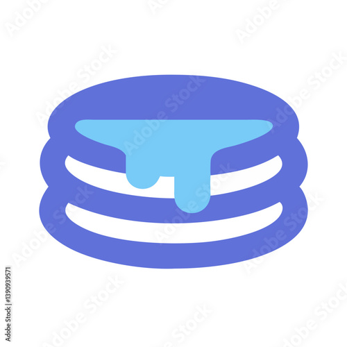 Pancakes Icon Vector