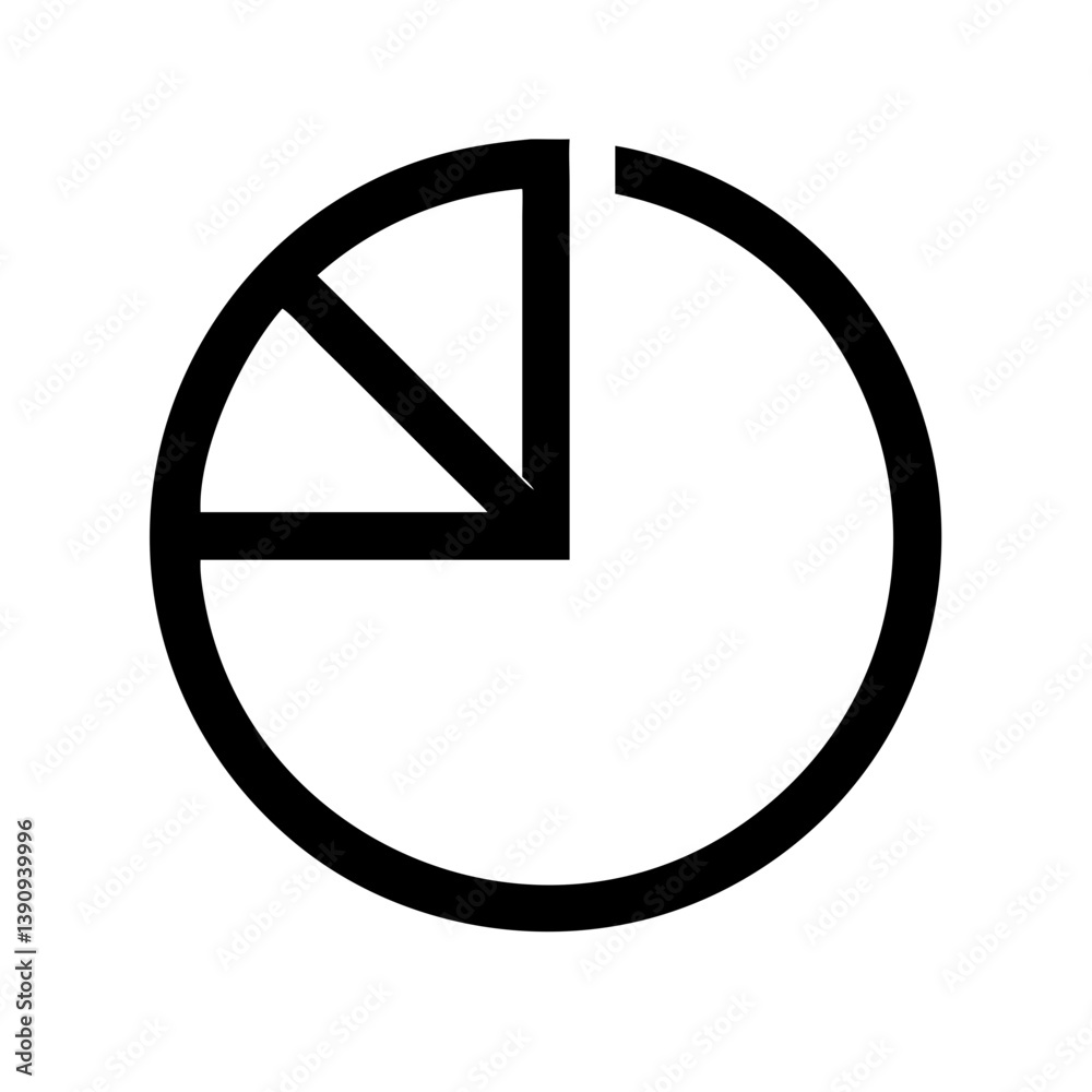 Pie Chart Icon Vector Pie Chart Icon Vector