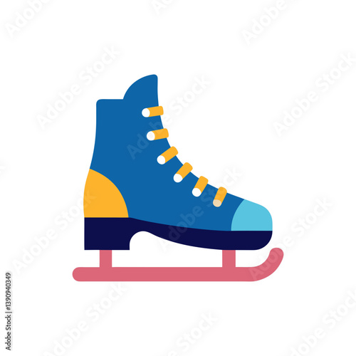 ice skates isolated on white