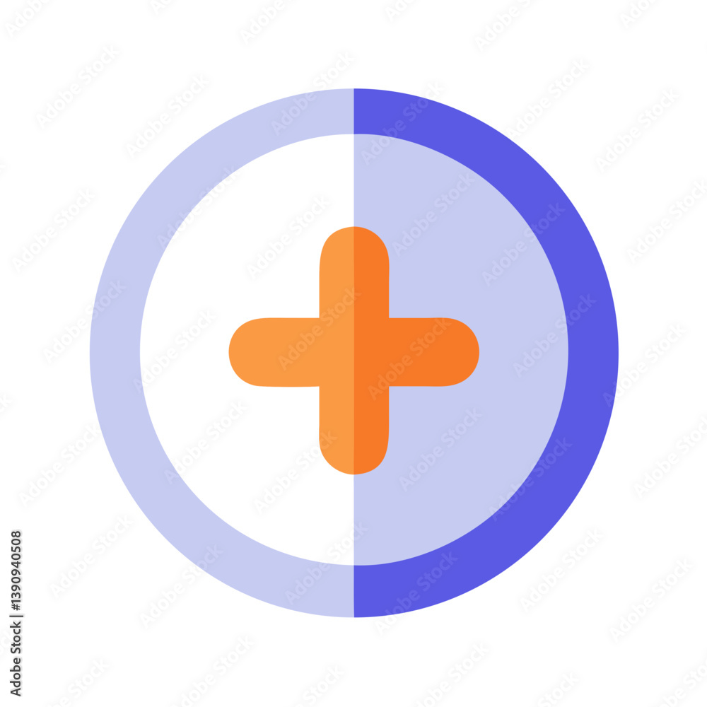 Fototapeta premium Plus Icon Vector