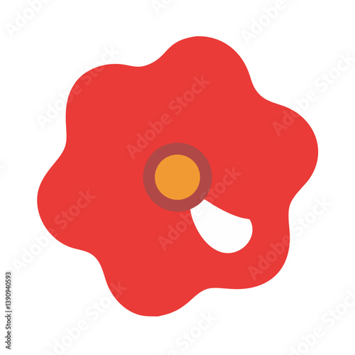 Poppy Icon Vector Design