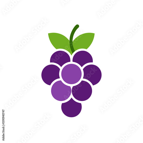 vector illustration of grapes