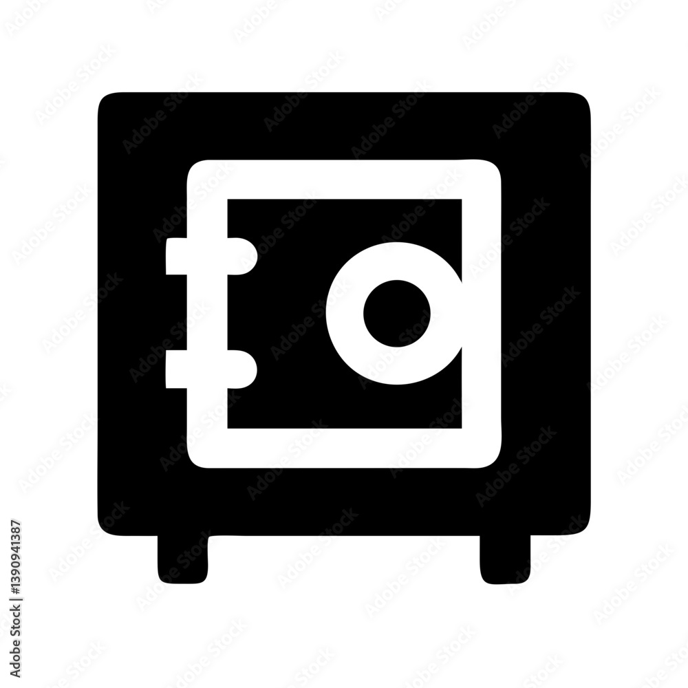 Safe Box Icon Vector Design Safe Box Icon Vector Design