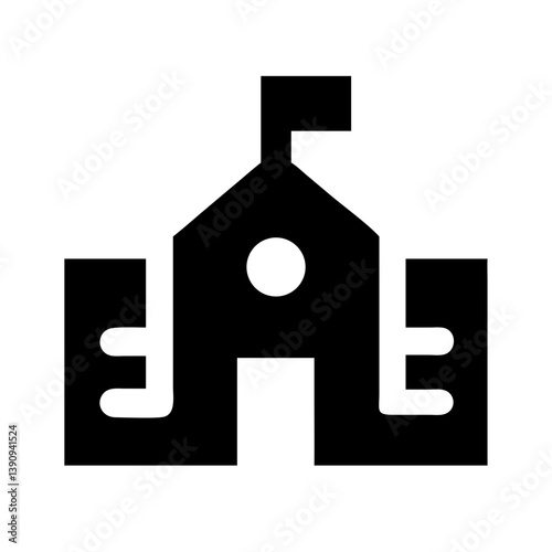 School Icon Vector Design