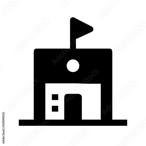 School Icon Vector Design