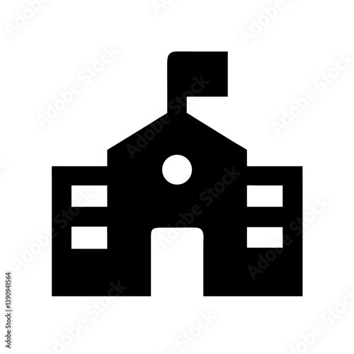 School Icon Vector Design