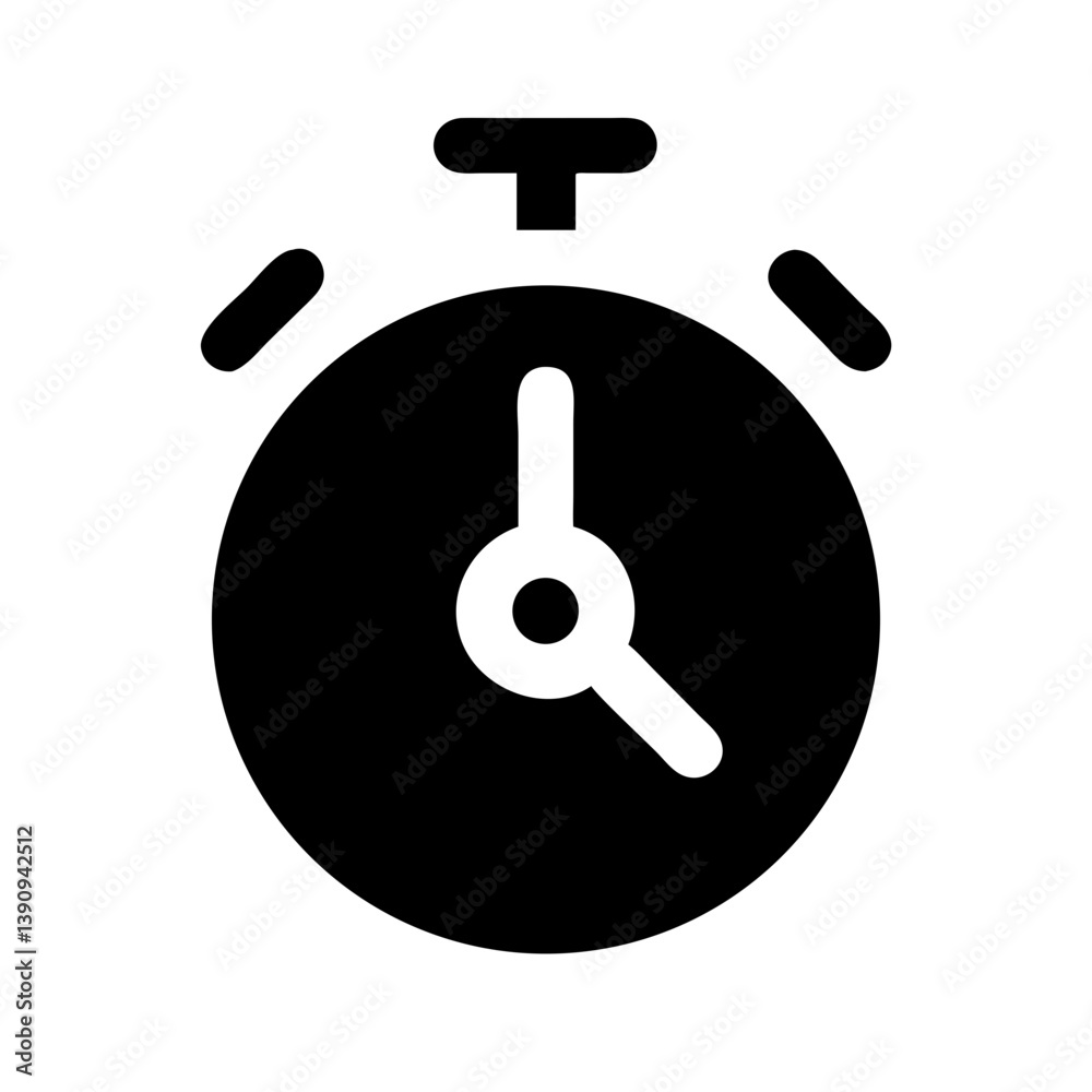 Modern Stopwatch Icon Vector for Time Management and Sports Designs Modern Stopwatch Icon Vector for Time Management and Sports Designs