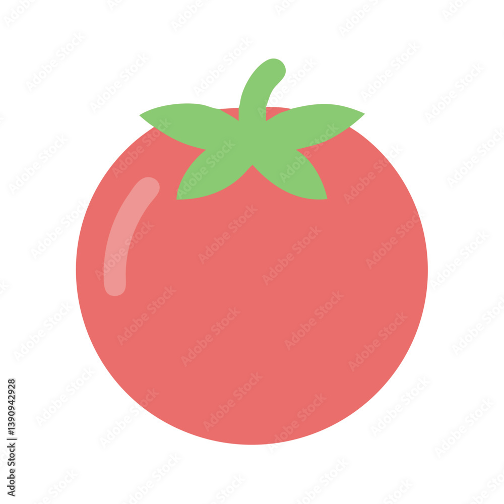 Fresh Tomato Icon Vector Fresh Tomato Icon Vector