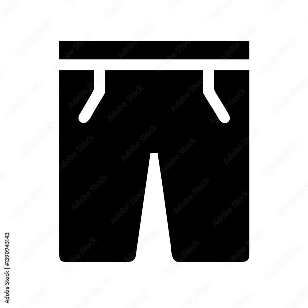 Trousers Icon Line Art Vector for Fashion and Apparel Design Trousers Icon Line Art Vector for Fashion and Apparel Design