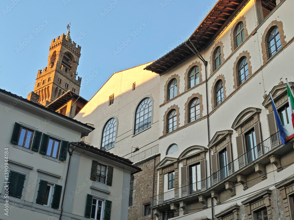 Fototapeta premium Panorama of The Old Town of city of Florence, Italy