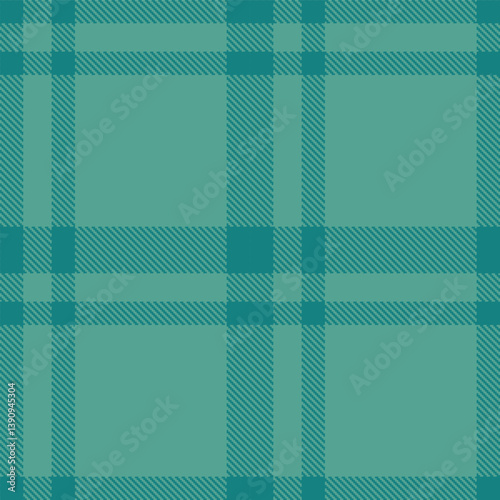 Timeless Seamless Tartan featuring Dusky bluegreen and Soft dull teal Fabric Design