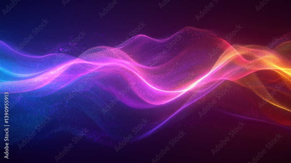 Abstract Neon Waves Dynamic Motion Flow Light Cyberspace Digital Art Abstract Neon Waves Dynamic Motion Flow Light Cyberspace Digital Art