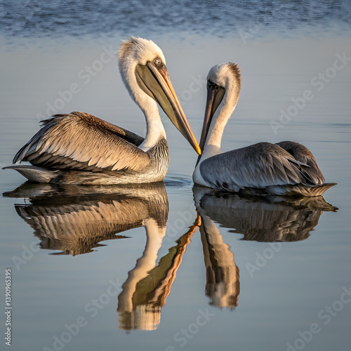 pelicans on the beach