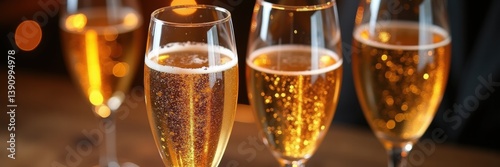 Celebrate special moments with sparkling champagne in elegant flutes, perfect for weddings, events, and festive gatherings.