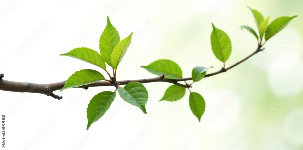 A single branch against a bright white background, shape, tree bark, wood A single branch against a bright white background, shape, tree bark, wood