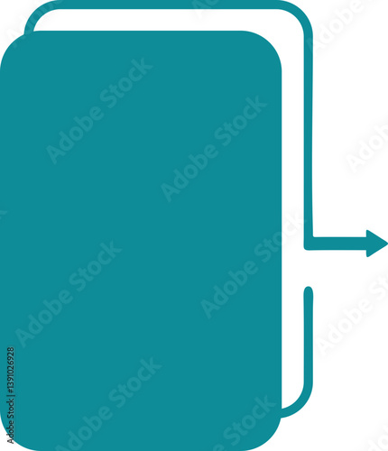 Simple Portrait Frame Text Box with Arrow