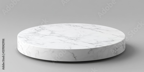 Circular Marble Display Platform