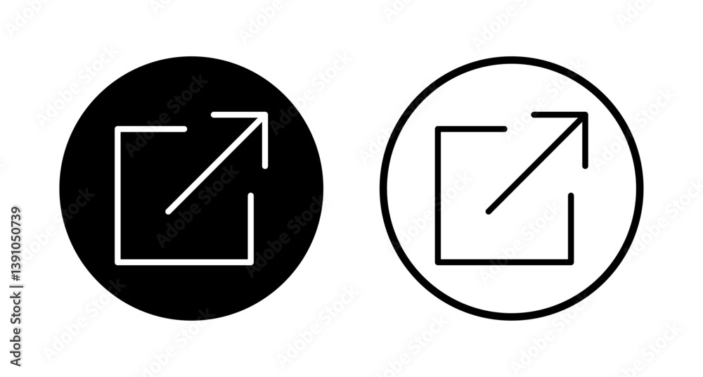 External link icon logo design. link sign and symbol. hyperlink symbol External link icon logo design. link sign and symbol. hyperlink symbol