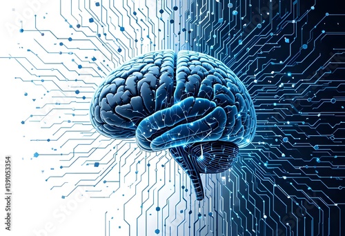 human brain illustration