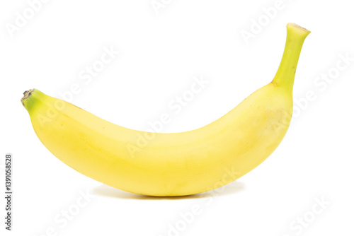 Obraz na płótnie Isolated banana sat alone on the table w salonie