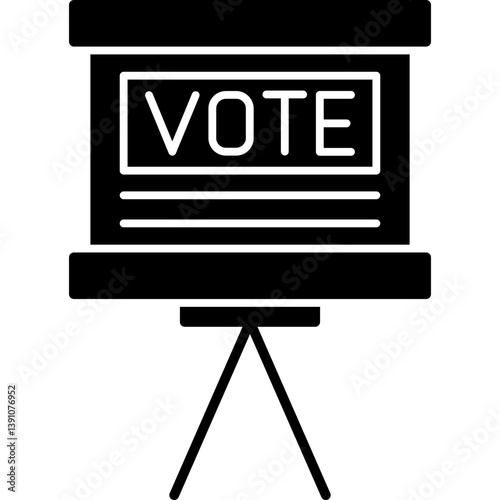 Voting Booth Icon photo