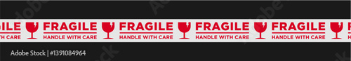fragile handle with care delivery tape