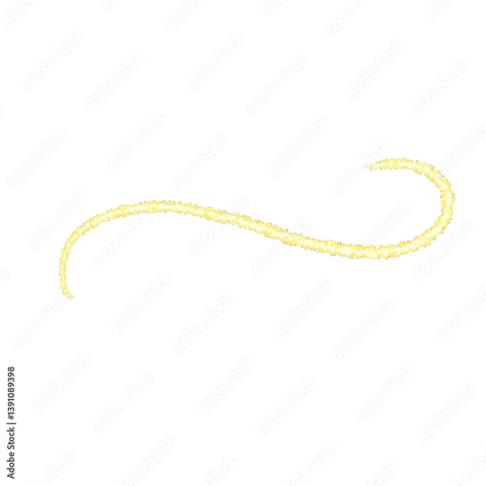 Golden Sparkling Swirl, Light Trail Design Element Golden Sparkling Swirl, Light Trail Design Element