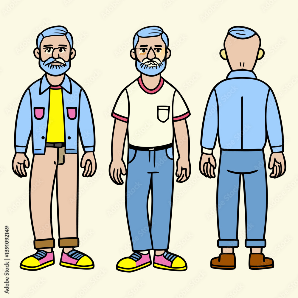 People icons. People Flat icons collection. Set of avatar flat design icons People icons. People Flat icons collection. Set of avatar flat design icons