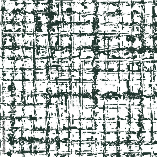 The noisy texture consists of horizontal and vertical noisy stripes and spots.