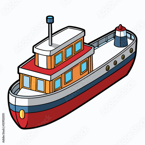 illustration of a ship