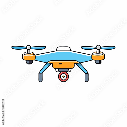 vector illustration of airplane
