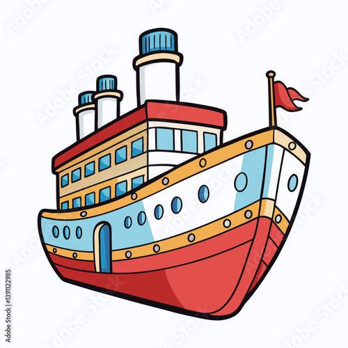 ship in the sea