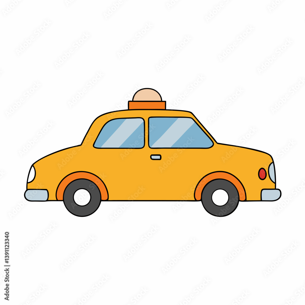 yellow taxi car yellow taxi car