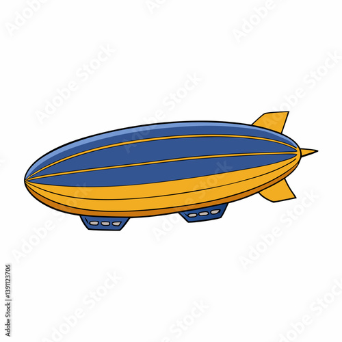 vector illustration of a cartoon airplane