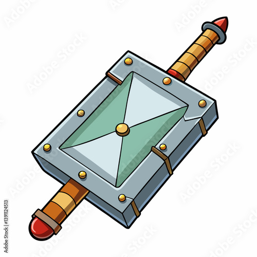 vector illustration of a smoking pipe