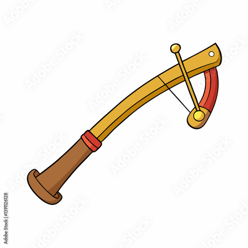vector illustration of an ax