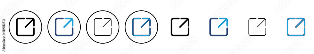 External link icon vector. link icon vector. hyperlink symbol External link icon vector. link icon vector. hyperlink symbol